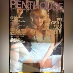 Vintage Penthouse Magazine Pet of the Year Issue - November 1979